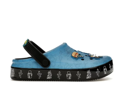 Детские сабо Crocs Off Court SpongeBob, черные