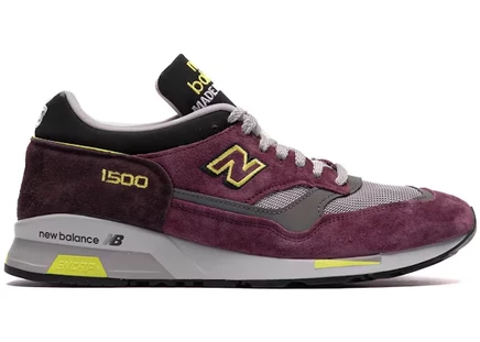 Мужские кроссовки New Balance 1500 MiUK, сливовый/желтый