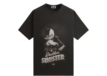 Мужская футболка Kith Donald Duck Sinister Vintage, черная
