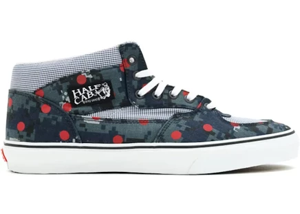 Мужские кеды Vans Half Cab Supreme x CDG, темно-синие