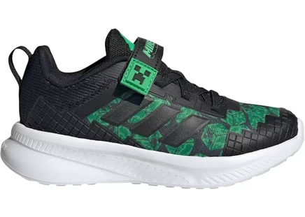 Детские кроссовки Adidas Fortarun Minecraft, черные