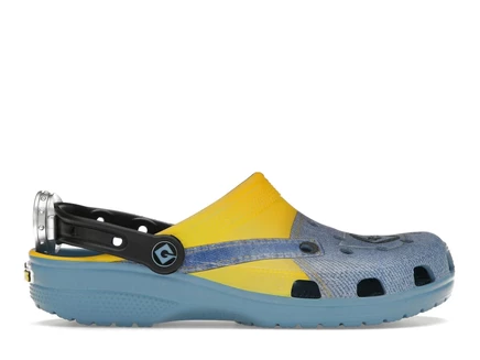 Мужские кроксы Crocs Classic Clog Minions с декором, черные