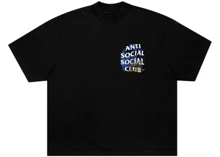 Мужская футболка Anti Social Social Club Sadboyz, черная