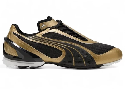 Мужские кроссовки Puma V-S1 Metallic, золотисто-черные