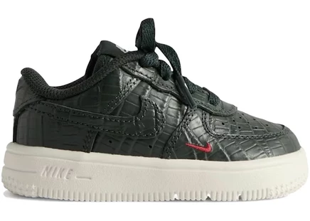 Детские кеды Nike Force 1 Low Kith, черно-красные