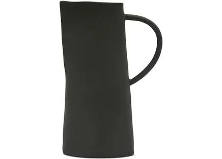 Кувшин Off-White Irregular Black Matte, черный матовый