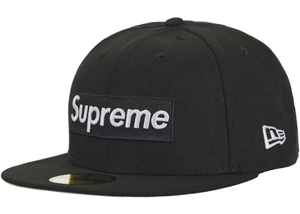 Унисекс бейсболка Supreme New Era 59Fifty MLB Teams, черная
