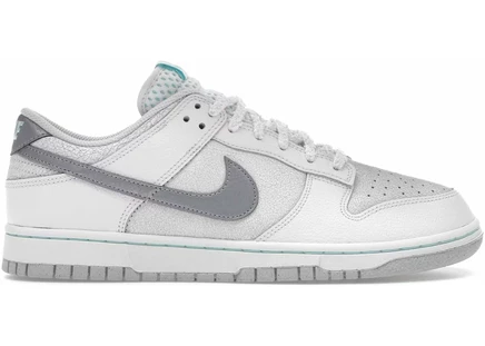Мужские низкие кроссовки Nike Dunk Low SE Winter Storm, бело-серо-голубые