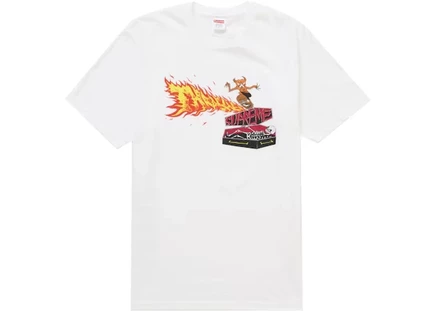Мужская футболка Supreme Thrasher Back Tail, белая