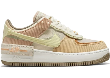 Женские кроссовки Nike Air Force 1 Low Shadow, молочно-бежевые