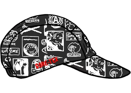 Унисекс кепка Supreme GORE-TEX Long Bill Camp Cap, черная