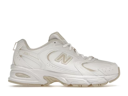 Мужские кроссовки New Balance 530, белые с тауп