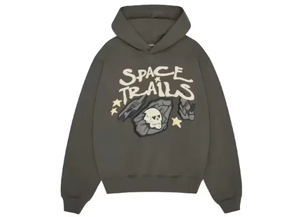 Мужское худи Broken Planet Market Space Trails, светло-серое
