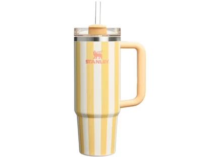 Термокружка Stanley Flowstate Quencher 887 мл, пастельно-желтая глянцевая