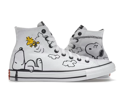 Унисекс кеды Converse Chuck Taylor All Star Peanuts, белые/черные/красные