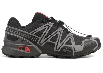 Salomon Speedcross 3 Gore-Tex Black Asphalt black/asphalt/flame scarlet