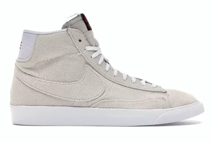 Мужские кроссовки Nike Blazer Mid, слоновая/темно-синие