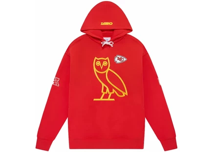 OVO x NFL Kansas City Chiefs OG Hoodie Red red