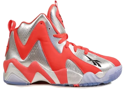 Мужские кроссовки Reebok Kamikaze II, красно-серебристые