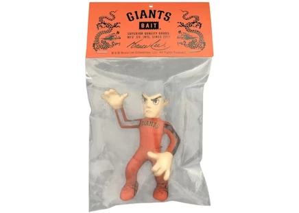 Фигурка BAIT Bruce Lee x San Francisco Giants 4 дюйма, оранжевая