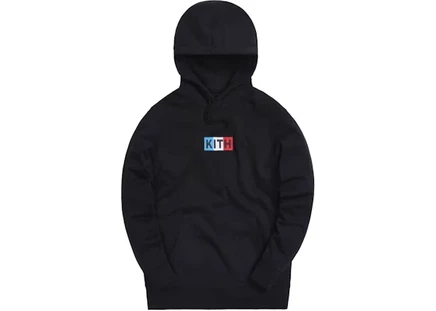 Мужское худи kith paris classic logo, черное