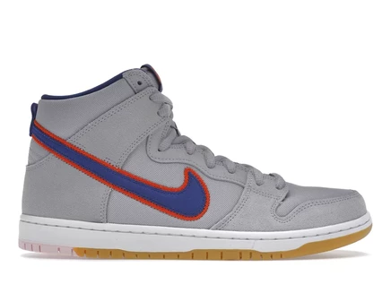 Nike SB Dunk High New York Mets cloud grey/rush blue-team orange-white