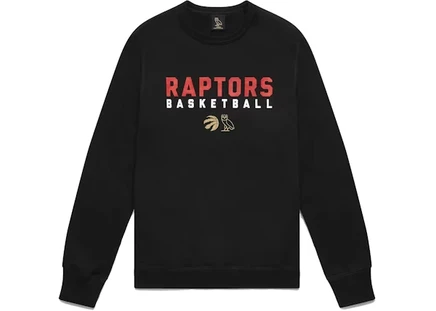 Мужской свитшот Ovo x Raptors Pre-Game, черный
