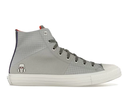 Мужские высокие кеды Converse Chuck Taylor All Star Hi «Transformers Decepticons», серо-фиолетовые/многоцветные