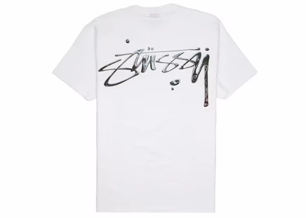 Мужская футболка Stussy Mercury, белая