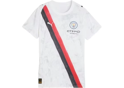 Женская футболка Puma KidSuper Manchester City, бело-черная