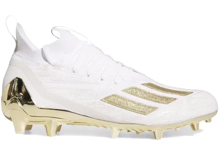Мужские бутсы Adidas Adizero Primeknit, белые/золотые