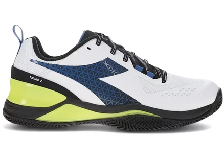 Мужские кроссовки Diadora Blushield Torneo 2, бело-сине-черные