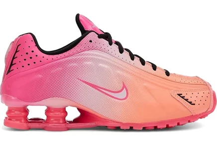 Женские кроссовки Nike Shox R4 AB, розово-черные