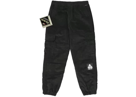Мужские вельветовые брюки карго Palace Gore-Tex, черные