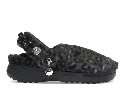 Мужские кроксы Crocs Classic Unfurgettable Clog, черные/леопард