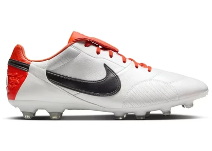 Мужские бутсы Nike Premier 3 FG, бело-оранжево-черные