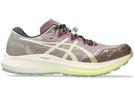 Женские кроссовки Asics Fuji Lite 5, фиолетовый/желтый