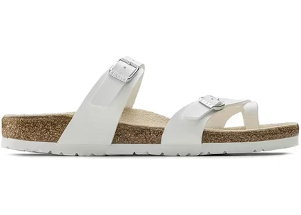 Мужские сандалии Birkenstock Mayari Birko-Flor, белые