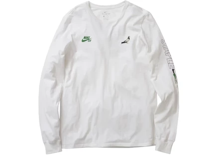 Nike SB x Staple Panda Pigeon L/S Tee White white