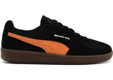 Мужские кроссовки Puma Palermo OG Mercedes‑AMG Petronas, черно‑оранжевые