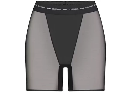 Женские трусы-боксерки Skims x Dolce&Gabbana, оникс