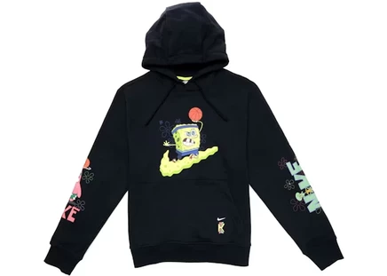 Детское худи Nike Kyrie x Spongebob Dri-FIT Patrick Star, черное