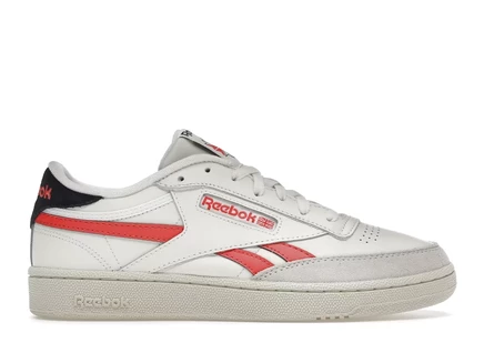 Мужские кроссовки Reebok Club C Revenge, бело-оранжево-черные