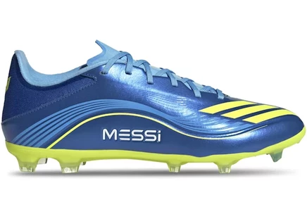 Мужские бутсы Adidas F50 League Messi Vis10n, сине-желтые