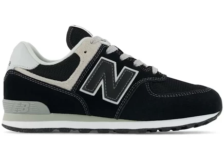 Детские кроссовки New Balance 574 Core, черно-белые
