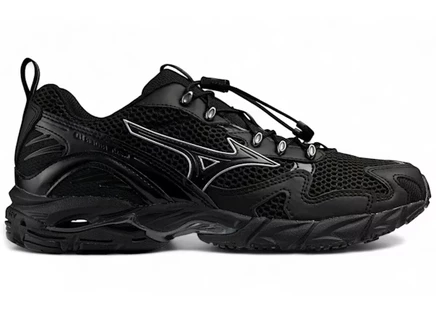 Мужские кроссовки Mizuno Wave Rider 10, черно-серебристые