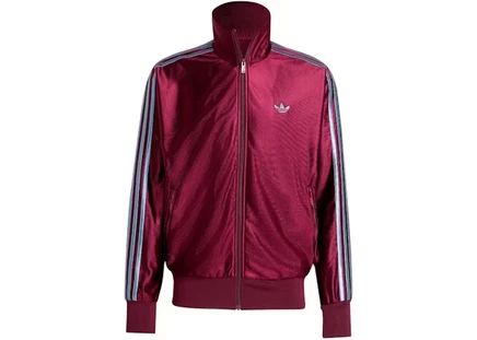 Мужская олимпийка Adidas Firebird Metallic, бордовая