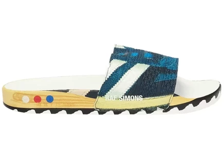 Мужские сланцы Adidas LA Adilette Raf Simons, темно-синие