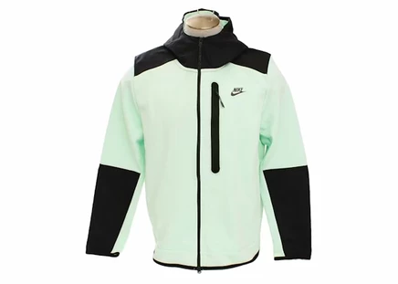 Мужское худи Nike Tech Fleece Windrunner, мятно-черное