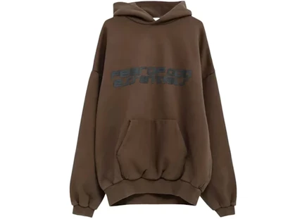 Мужское худи Fear of God Essentials 90s, коричневое
